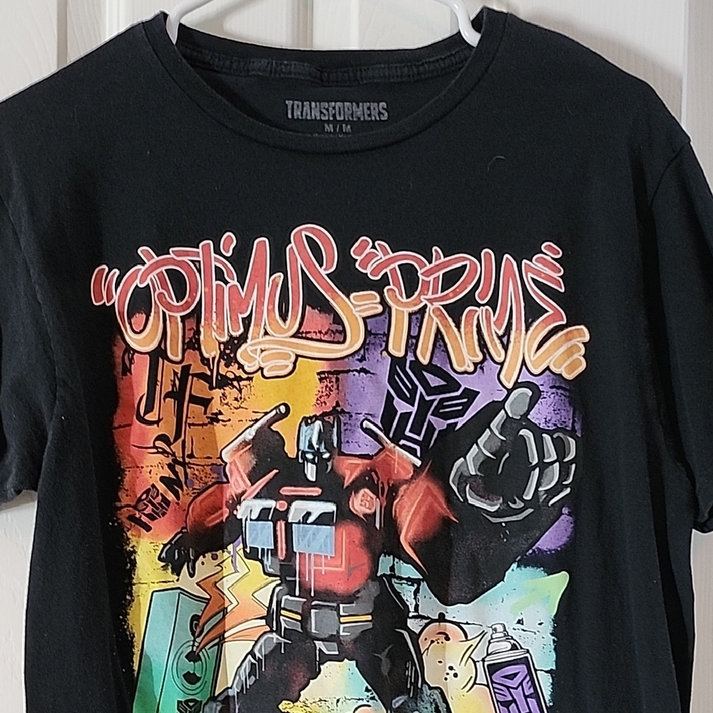 Optimus Prime Kids Black Graphic Tee